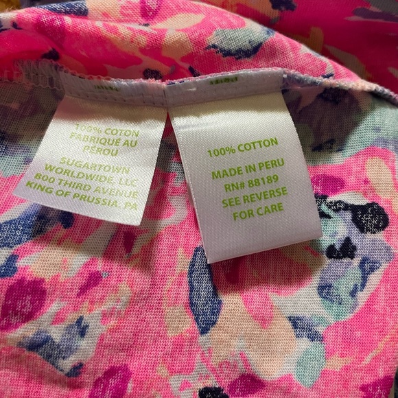 Lilly Pulitzer Girls Top Size Small (4/5) - Picture 5 of 5
